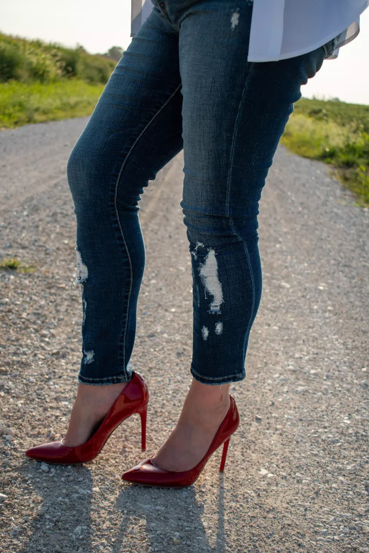 Red heels are always the answer