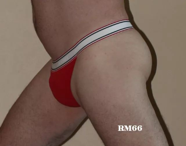 Red Jockey Retro Stripe Thongs
