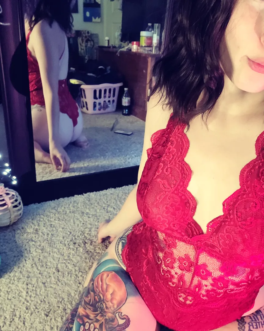 Red just looks good on my skin!