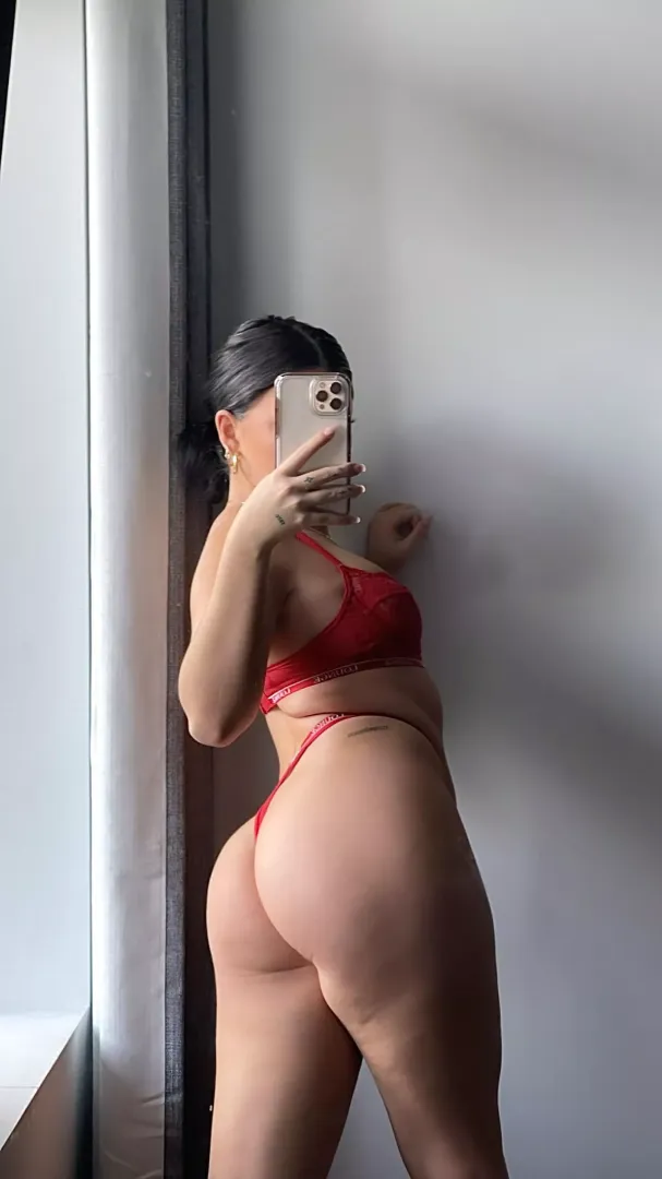 Red thongs are so hot