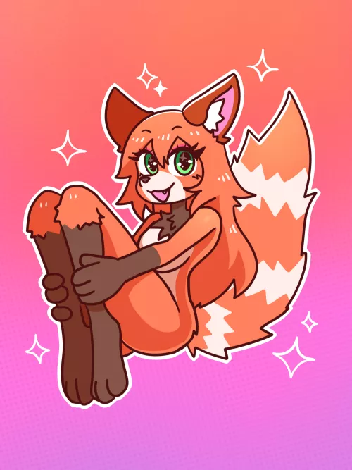 redhead fox - art by me @shifugumi