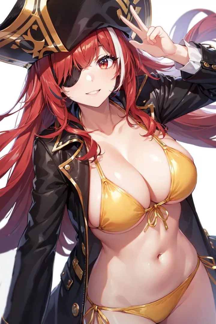 Redhead Pirate Gal