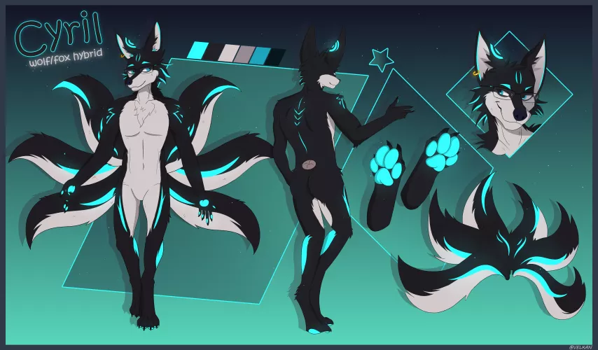 Reference Sheet for @KiroBlu (Commissions Open)