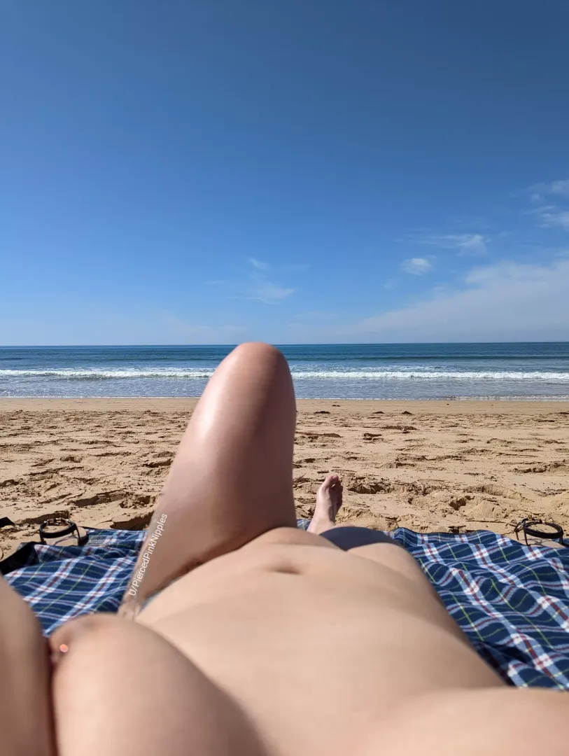 Relaxing at the nudist beach is my mindfulness activity (oc) 🥰