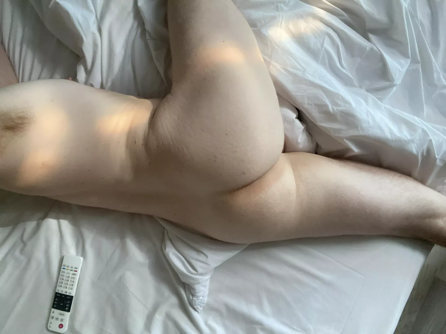 Relaxing in the nude