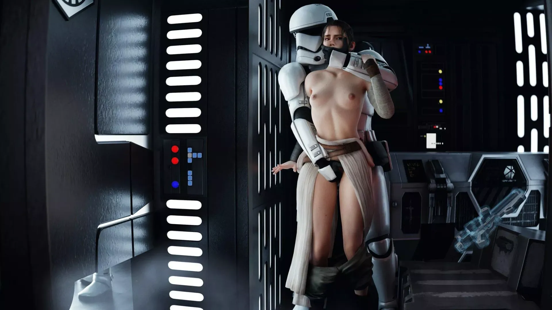 Rey from nowhere being terrible at stealth…(Dinoboy5551)