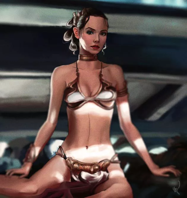 Rey in the Metal Bikini (rafafloresart)