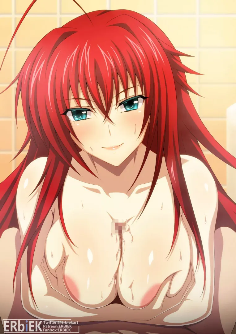 Rias paizuri ( Highschool DXD) by minaisu