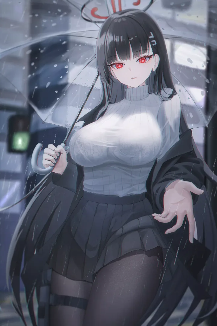 Rio in the Rain [Blue Archive]