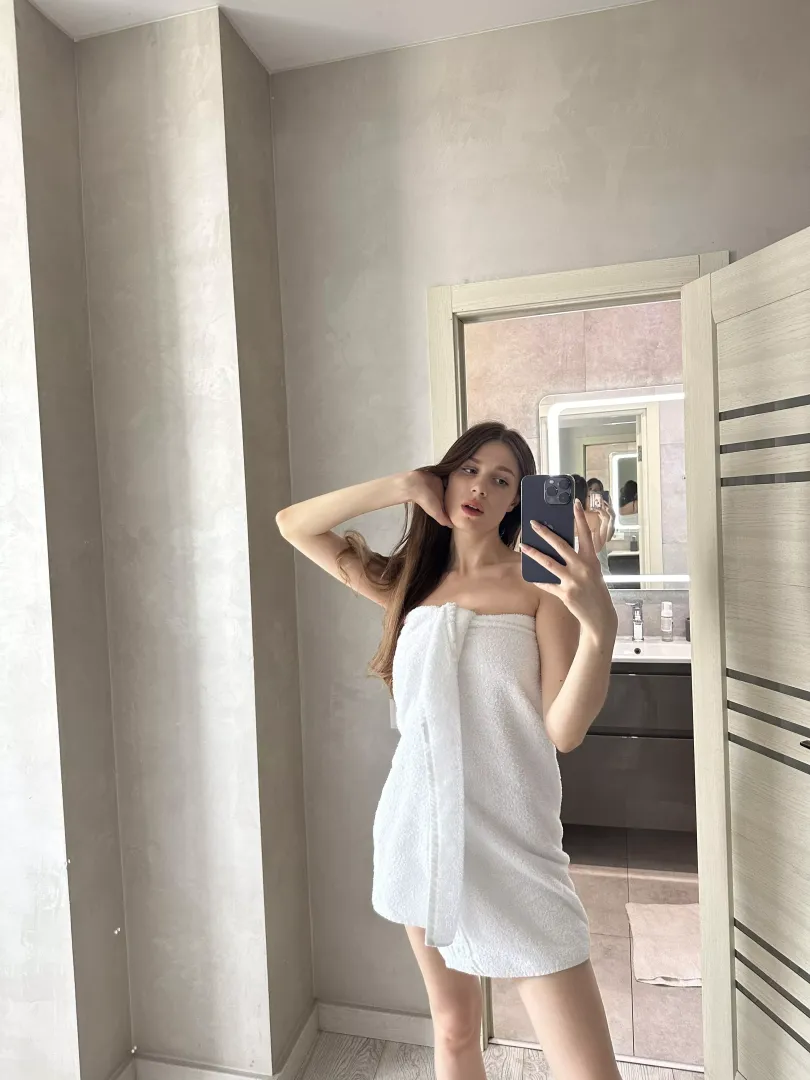 Rip the towel off me and test me