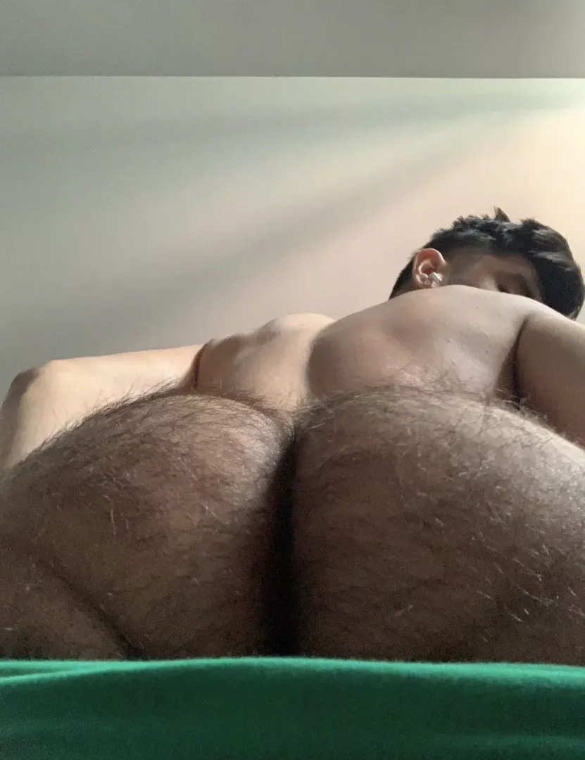 ripe hairy ass for you