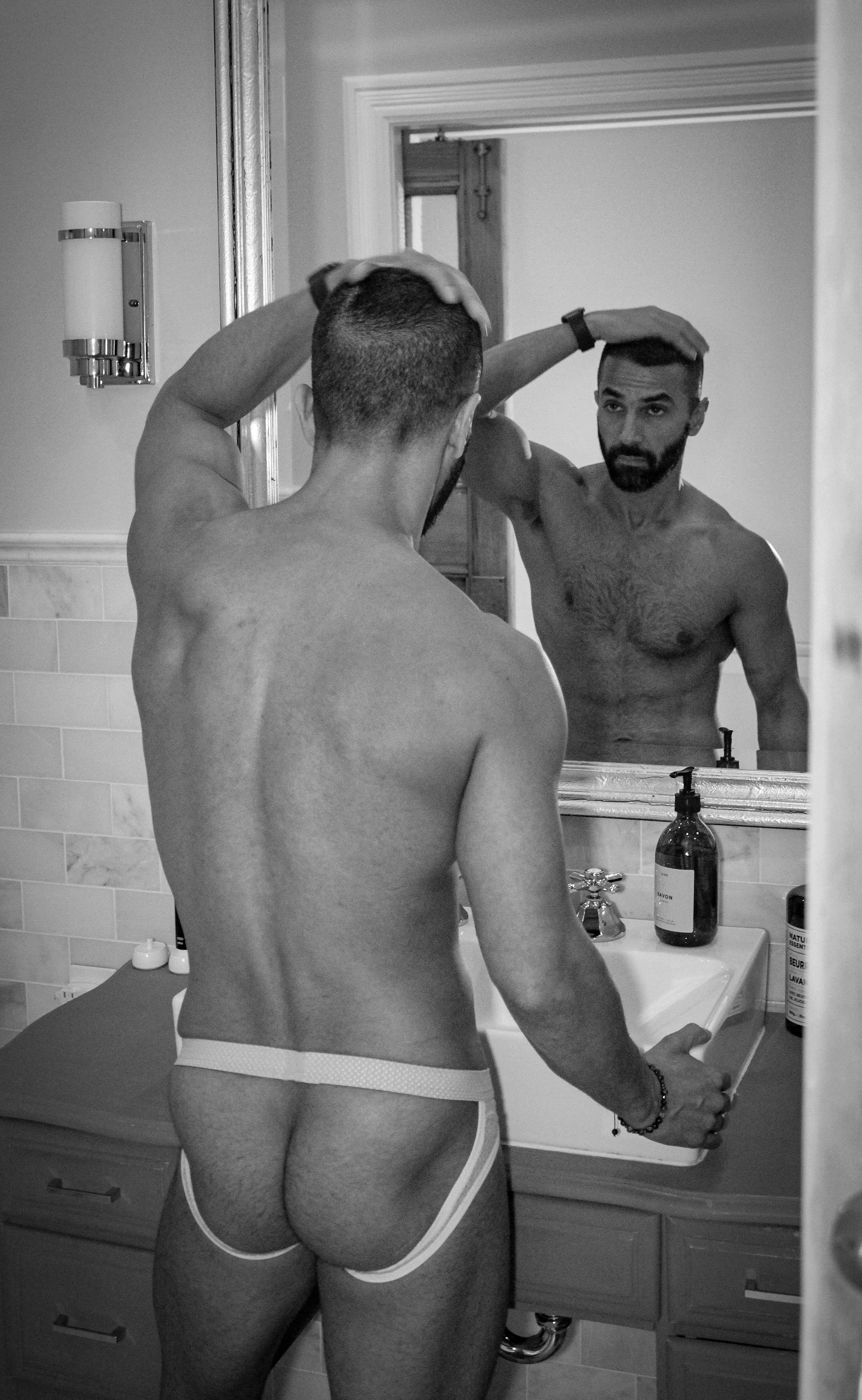 Ritual before bed with Daniel.