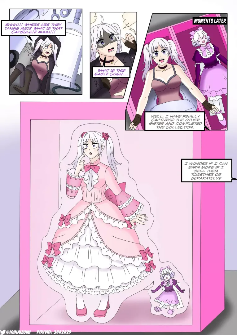 Robin turned into a doll