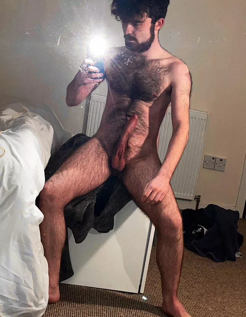 Rocking the hairy chest at 22