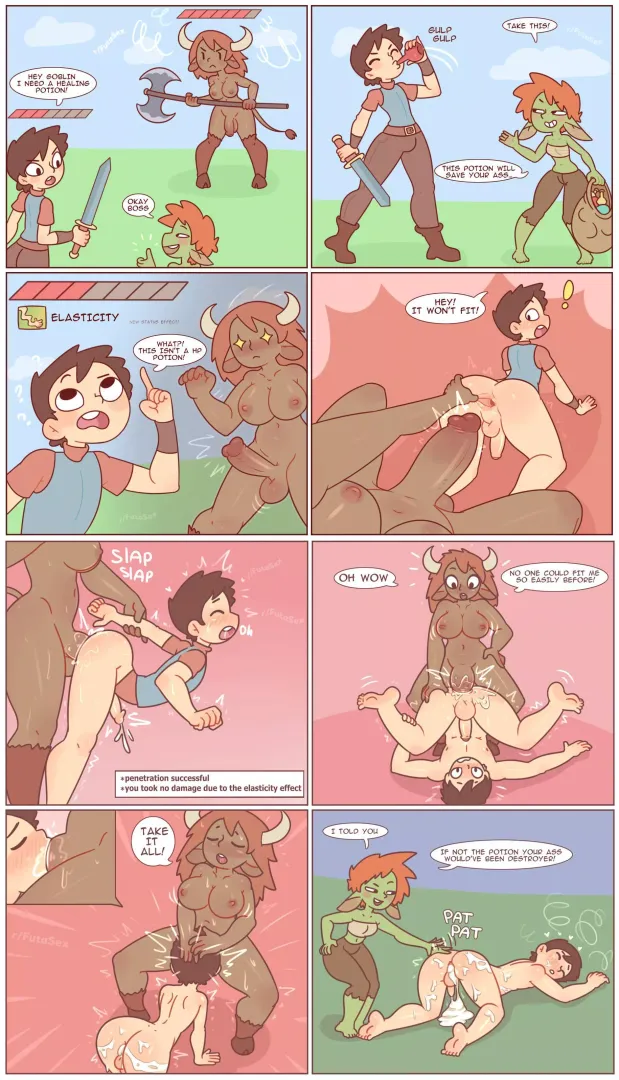 RPG encounter: minotaur (red7cat)