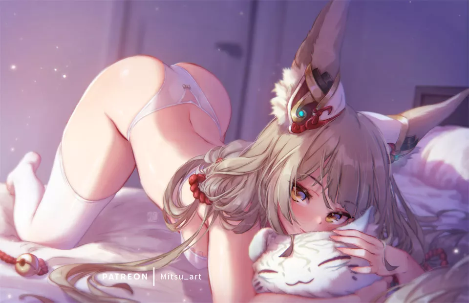 rub the ears before anything