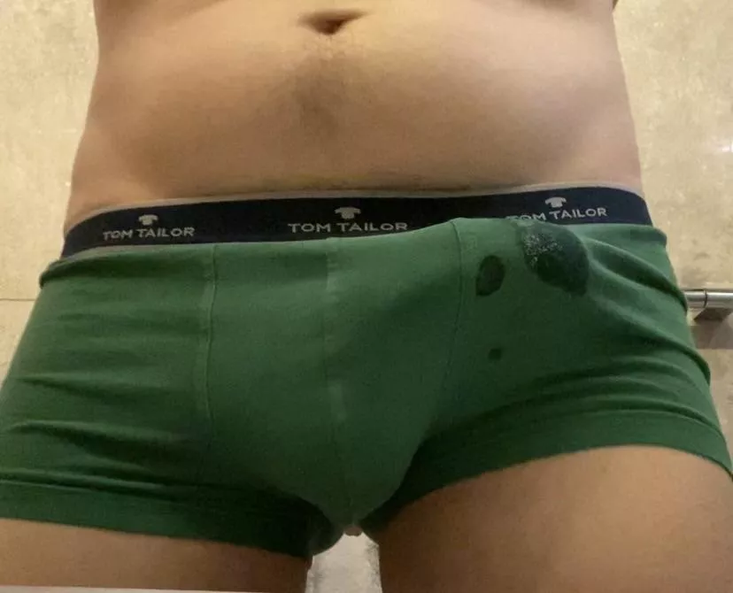 Ruined orgasm in my fav green pair