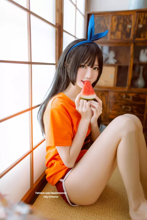 Ruka Sarashina from Kanojo Okarishimasu by Sally Dorasnow