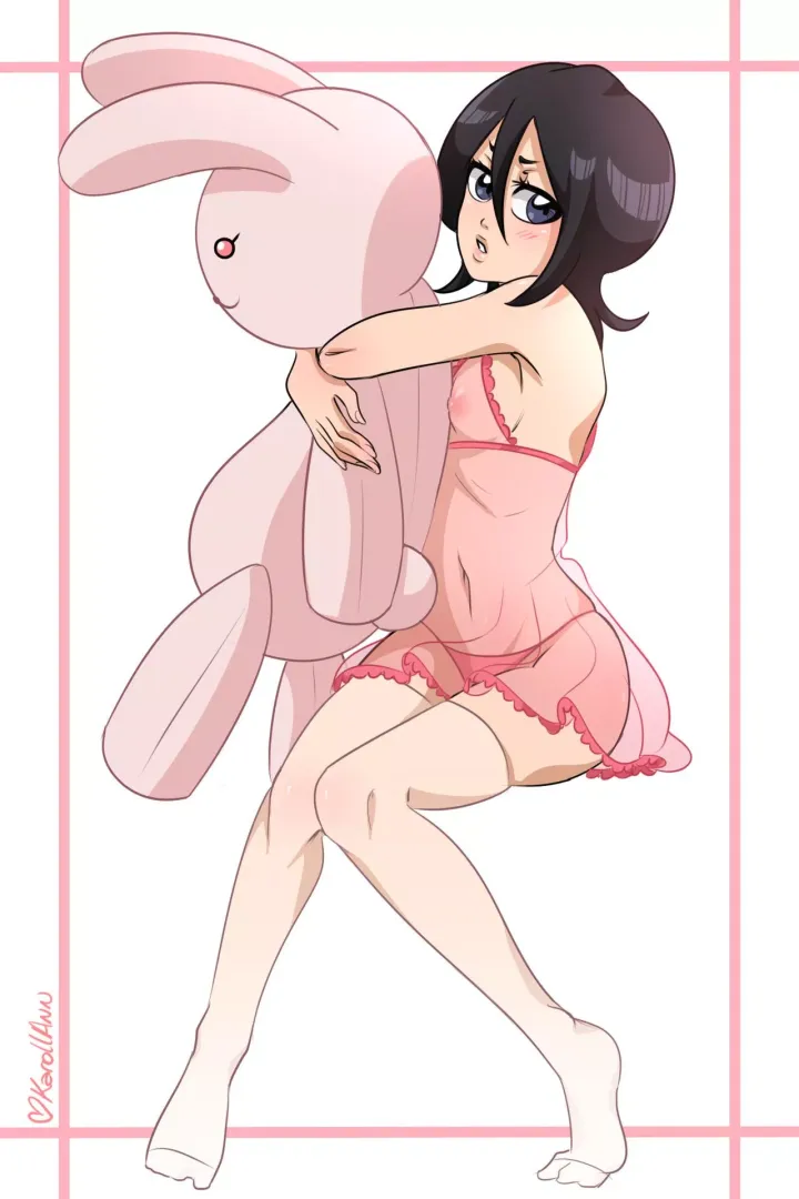 Rukia loves rabbits 