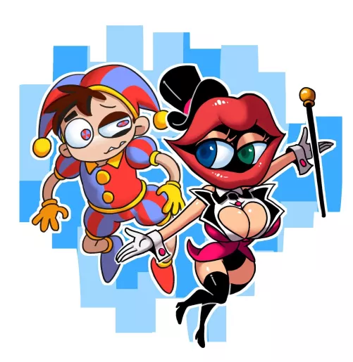 Rule 63 Pomni and Caine