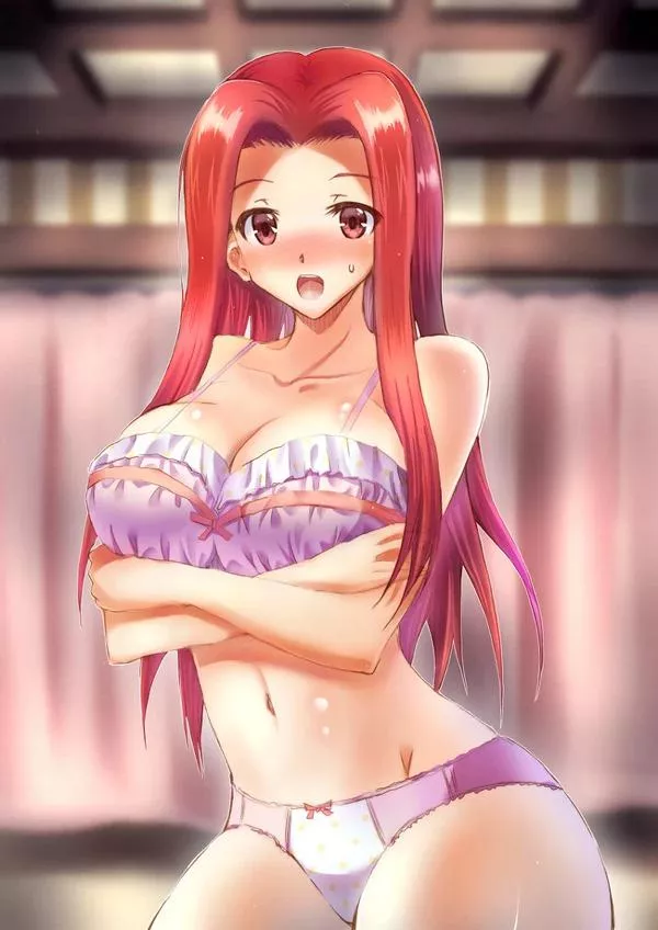 Ryoko Sakaki casual lingerie