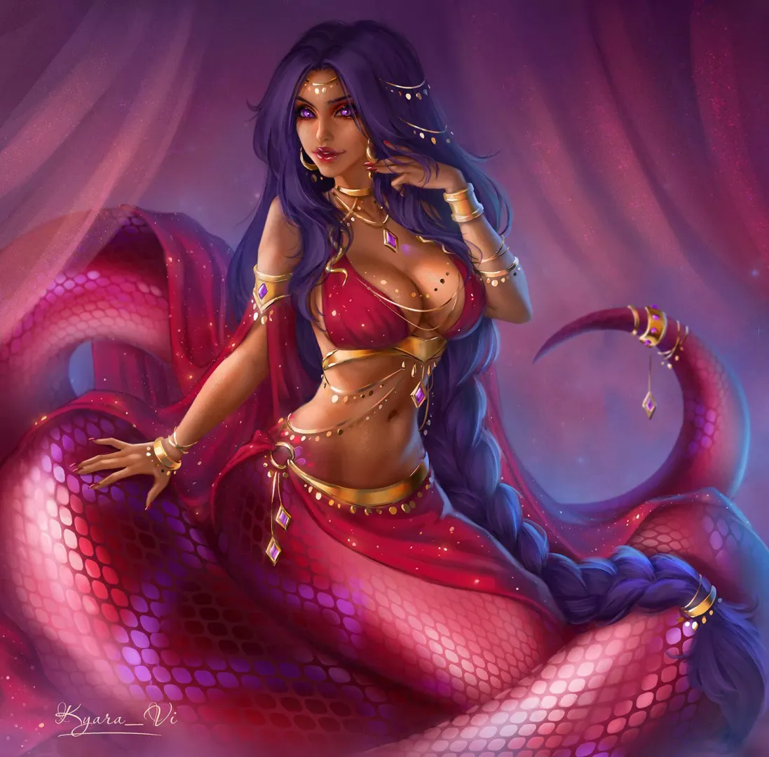 Saaliha, the shiniest lamia (Kyara Vi)