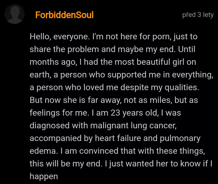 Sad one