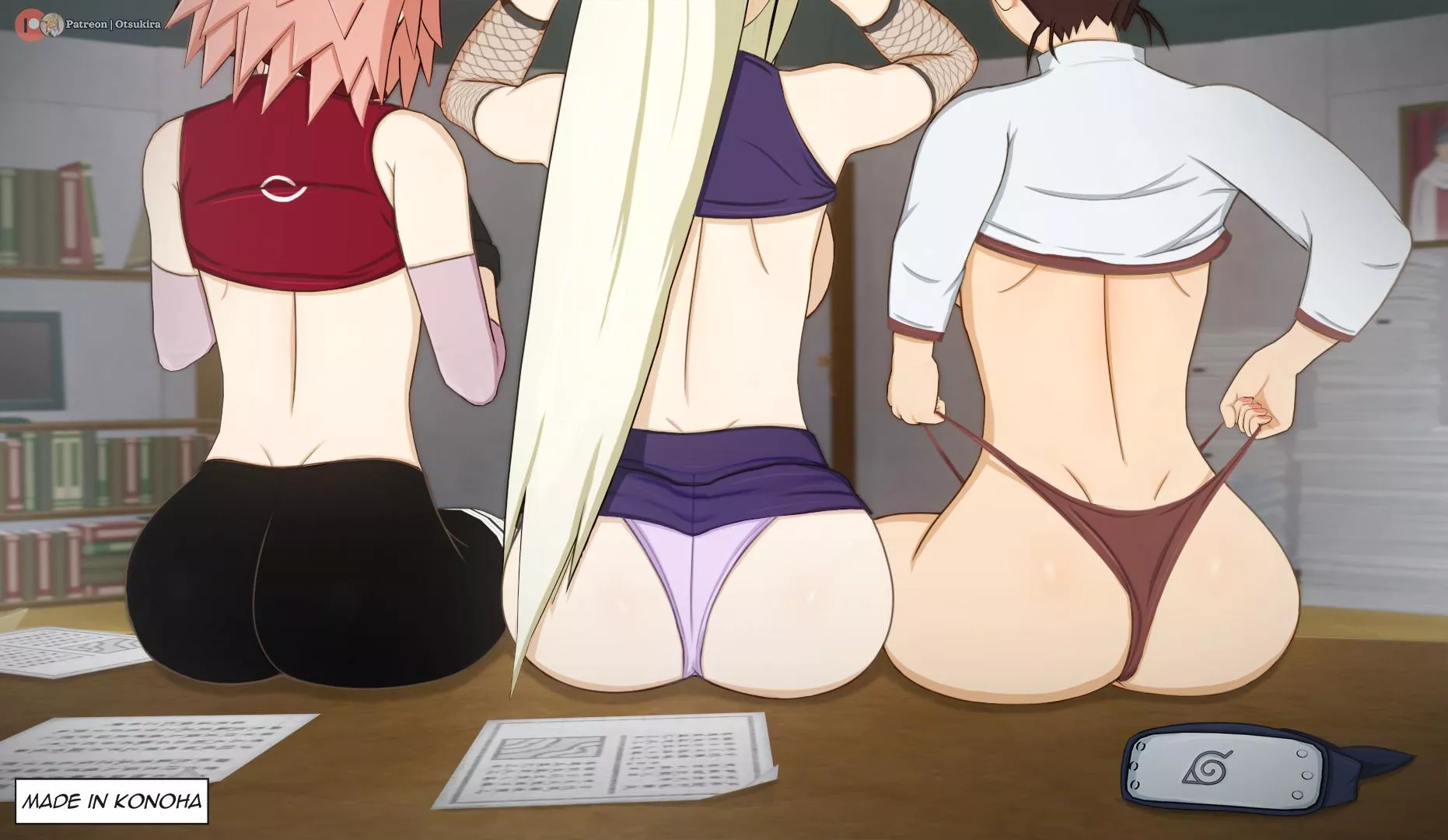 Sakura, Ino and Tenten 