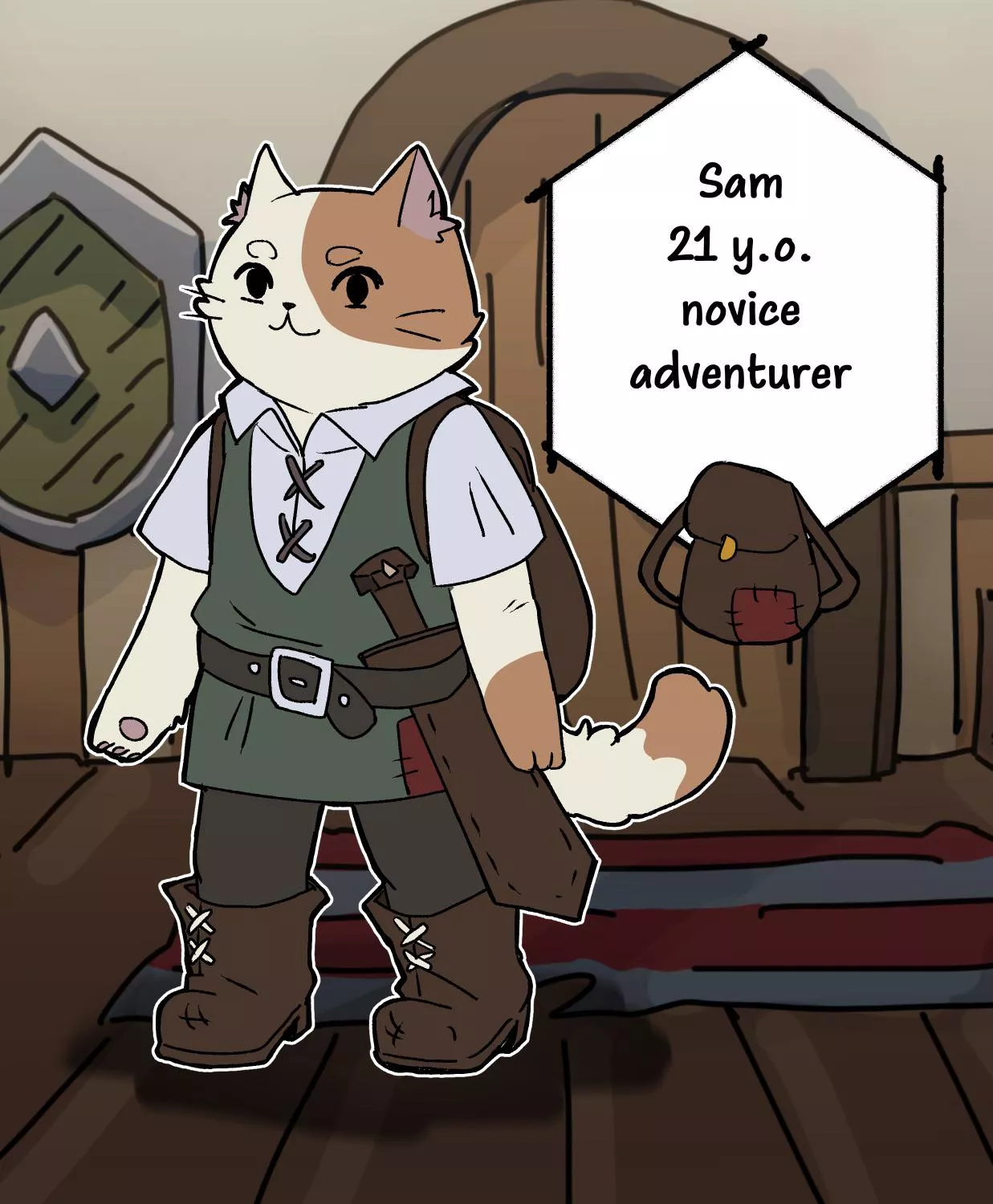 Sam is the hero of my comic