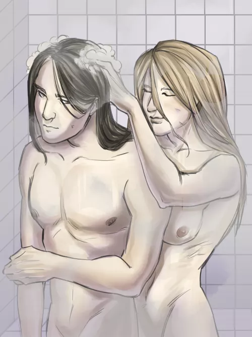 Samara and Sam's co-ed shower