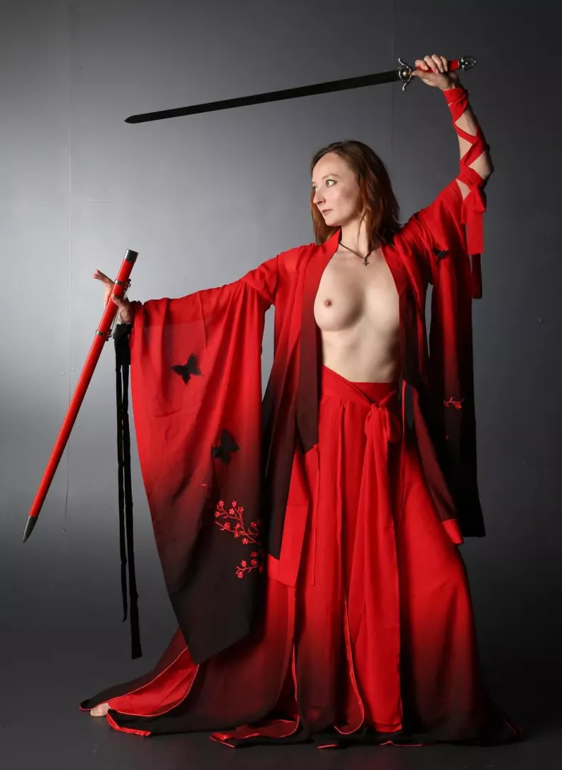Samurai in scarlet