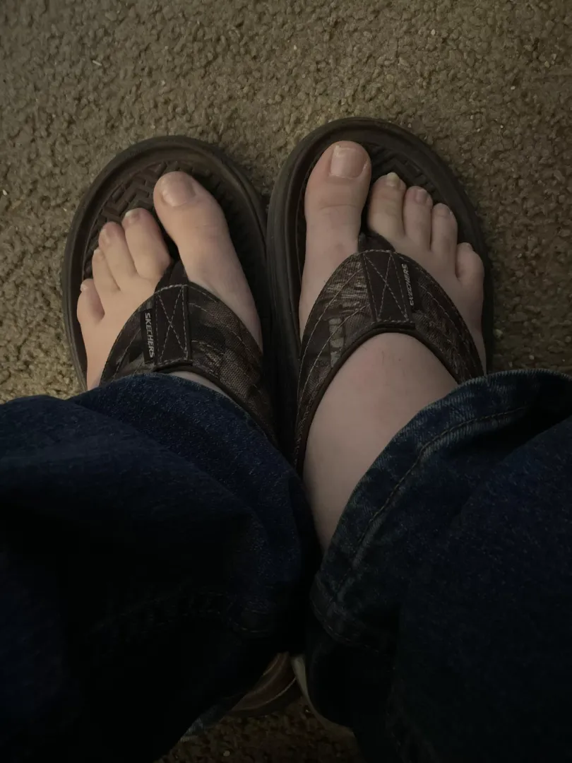 Sandal action.