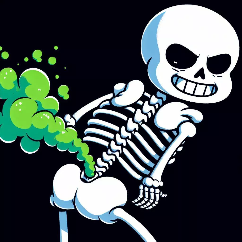 Sans be stinking up the whole underground [sans]