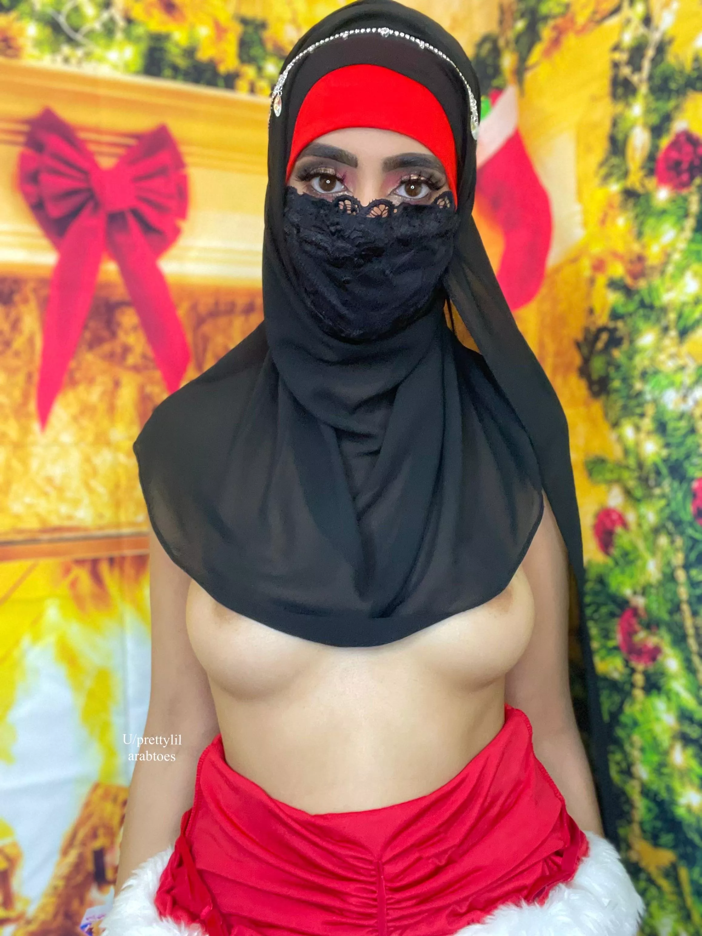 Santa told me you asked for a Muslim slut, so here I am