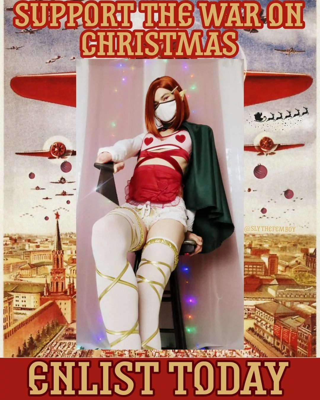 Santa vs 1 elf boy