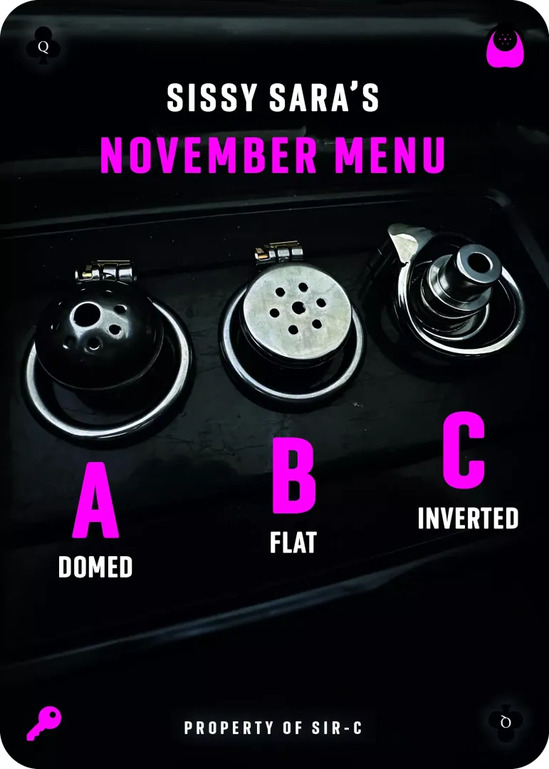 Sara's November Fate... you choose, please vote... 😈
