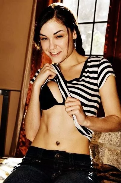 Sasha being coy...