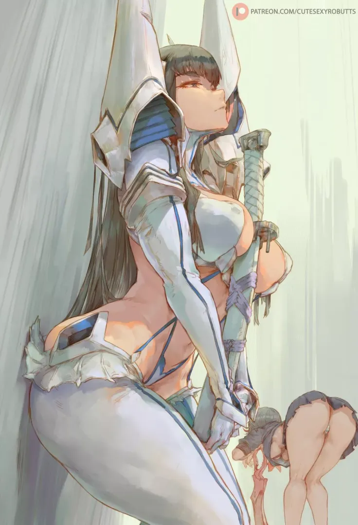 satsuki & ryuko (cutesexyrobutts)