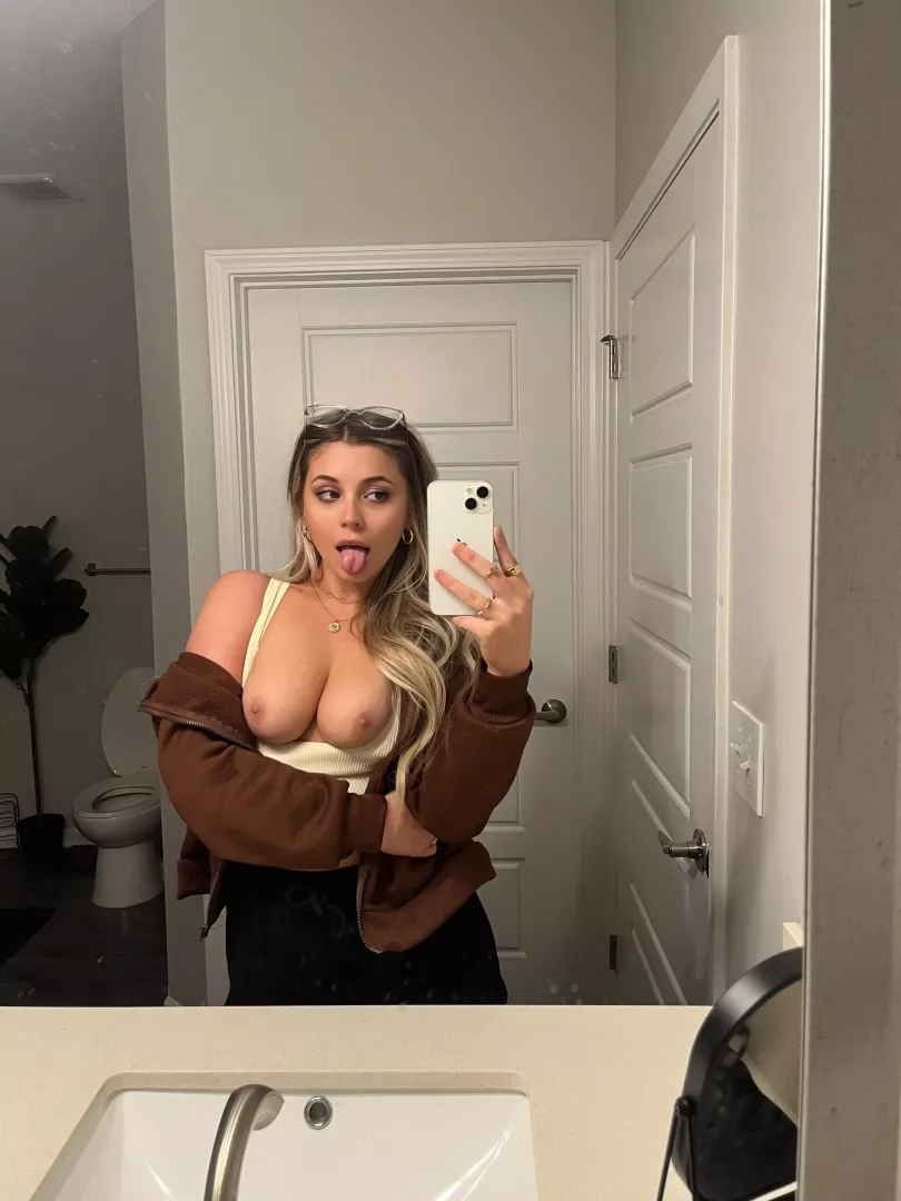 Say one word about my tits