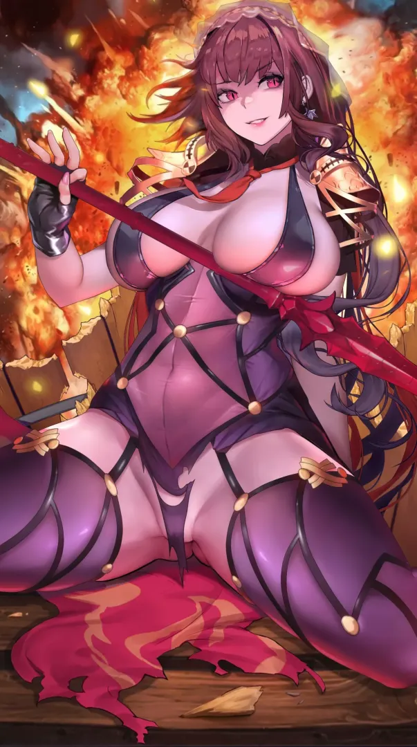 Scathach Battle Damage (504 Gateway ) [Fate]