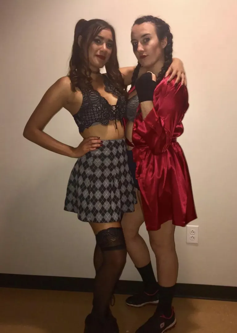 Schoolgirl or boxer?