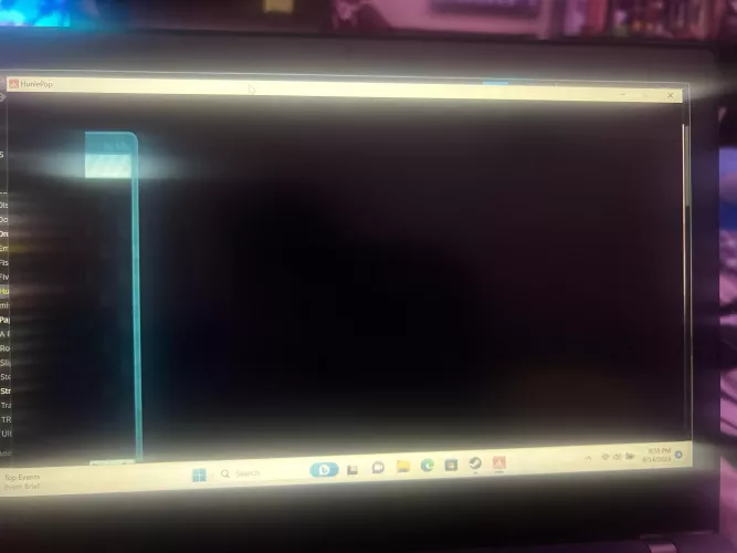 Screen stuck