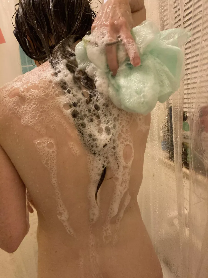 Scrub….hard