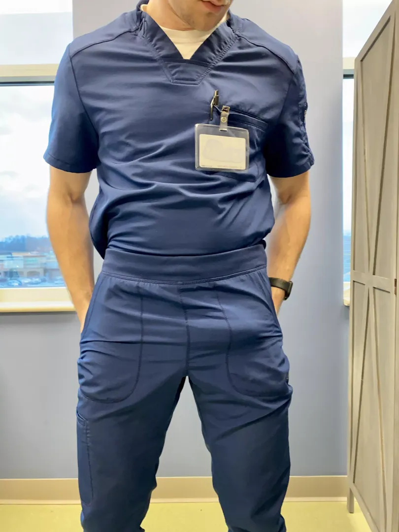Scrubs got a little tight today