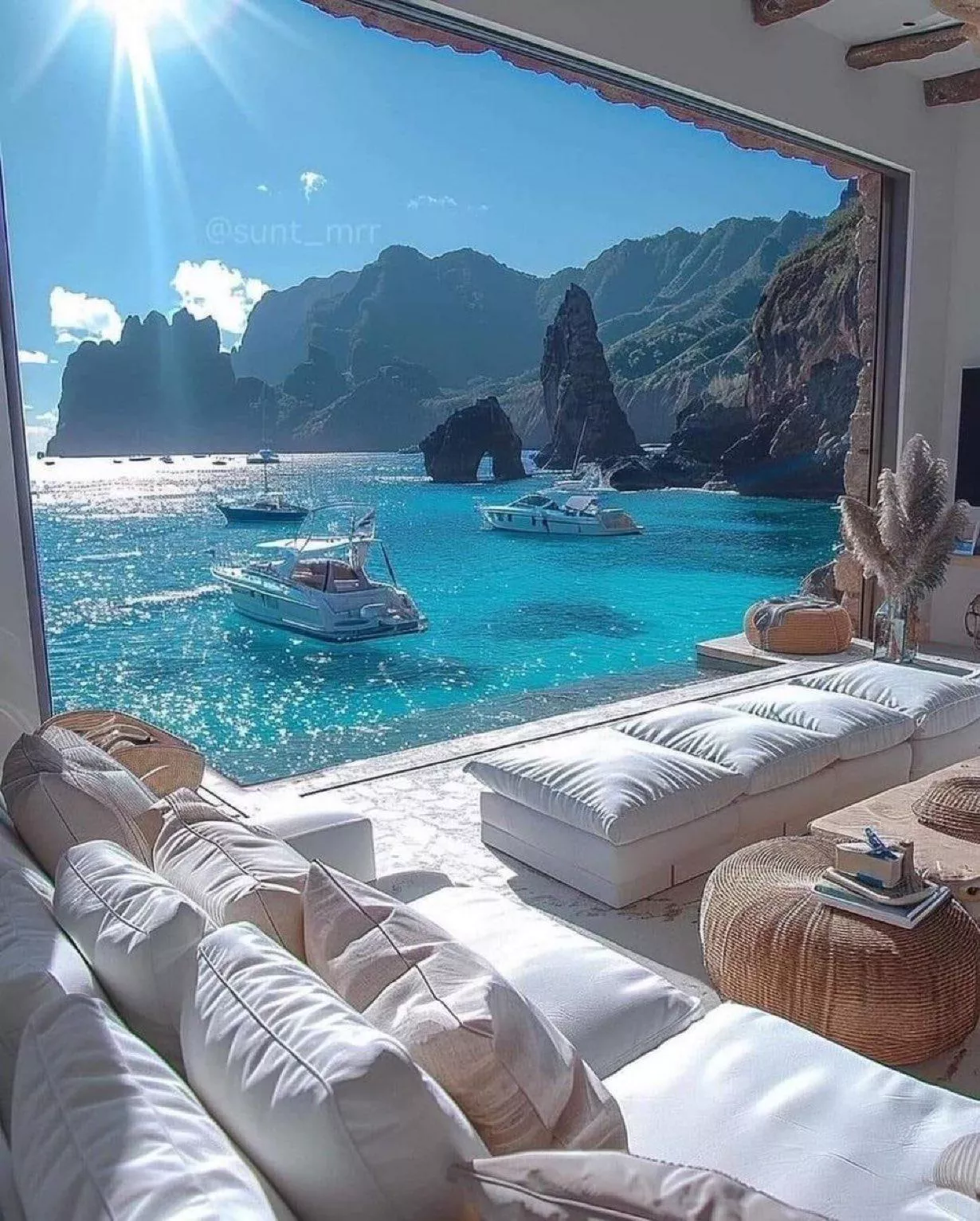 Sea view. Italy.