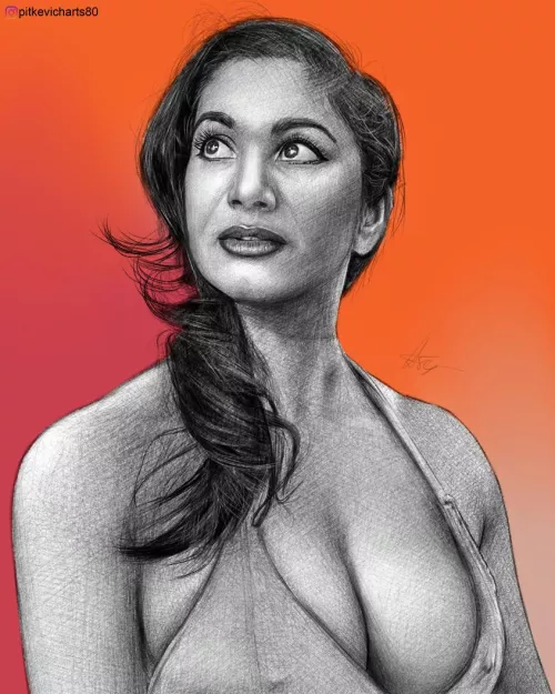 Second art for adult model Carla White (Dakini), by Me