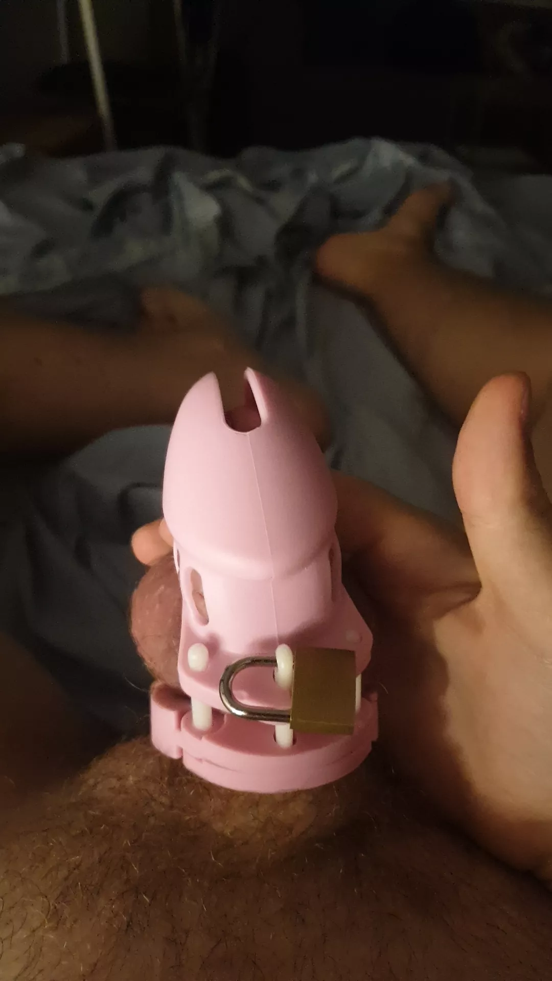 Second day locked and dying to cum. So hard to be disciplined without a keyholder