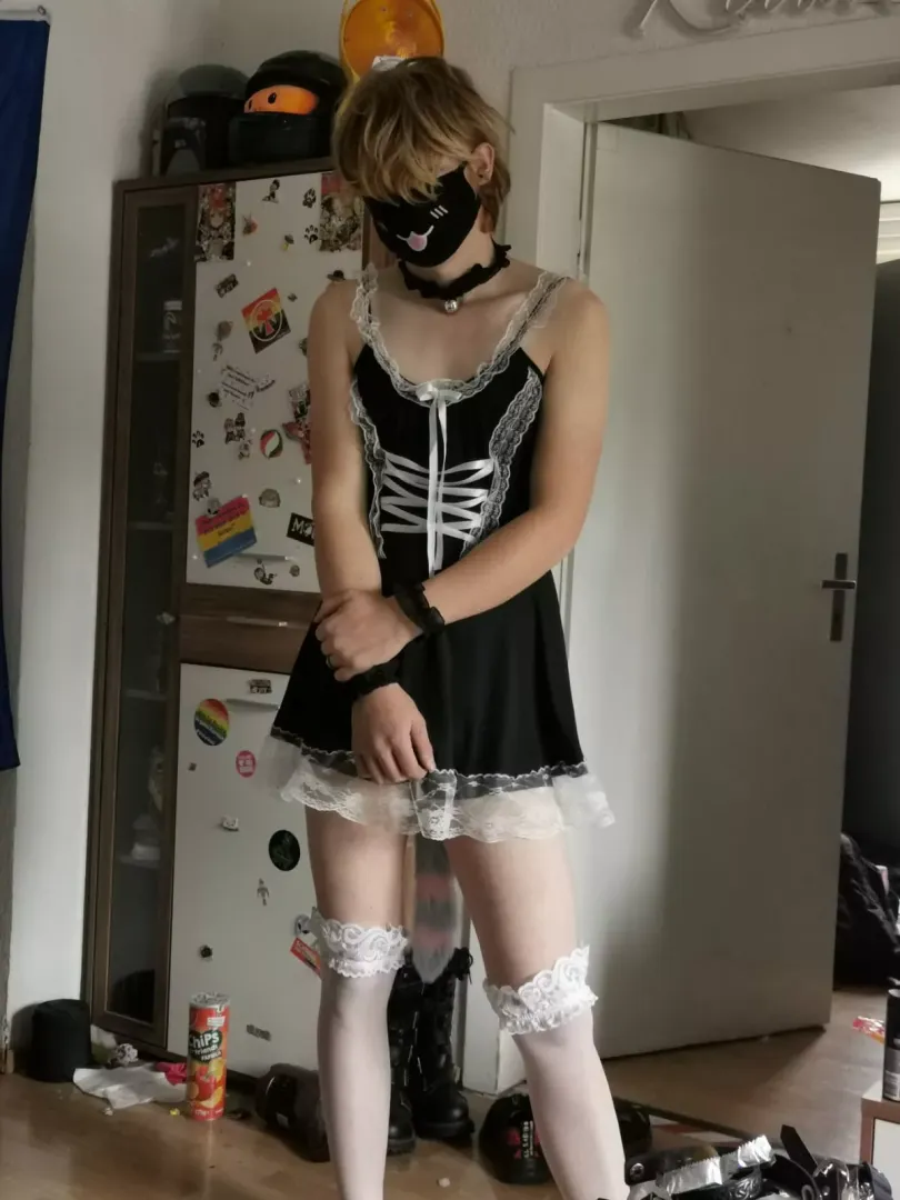 Second time as femboy and first time as maid