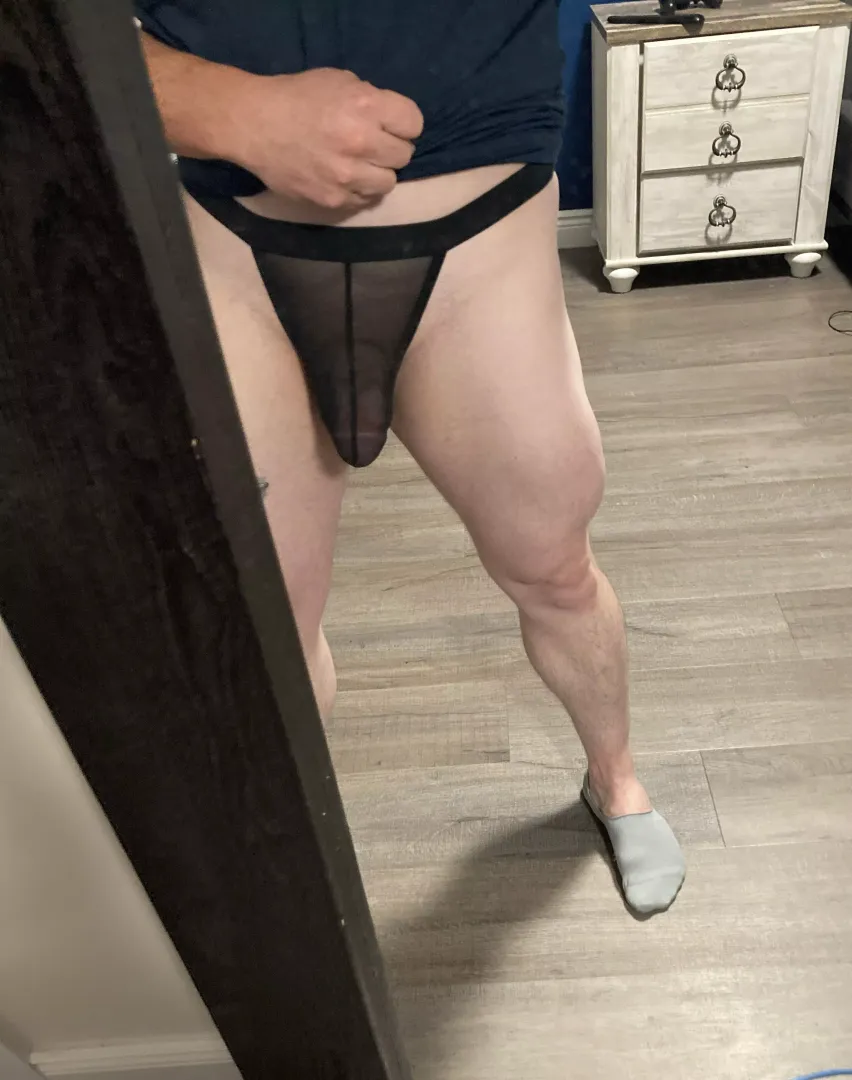 See through.