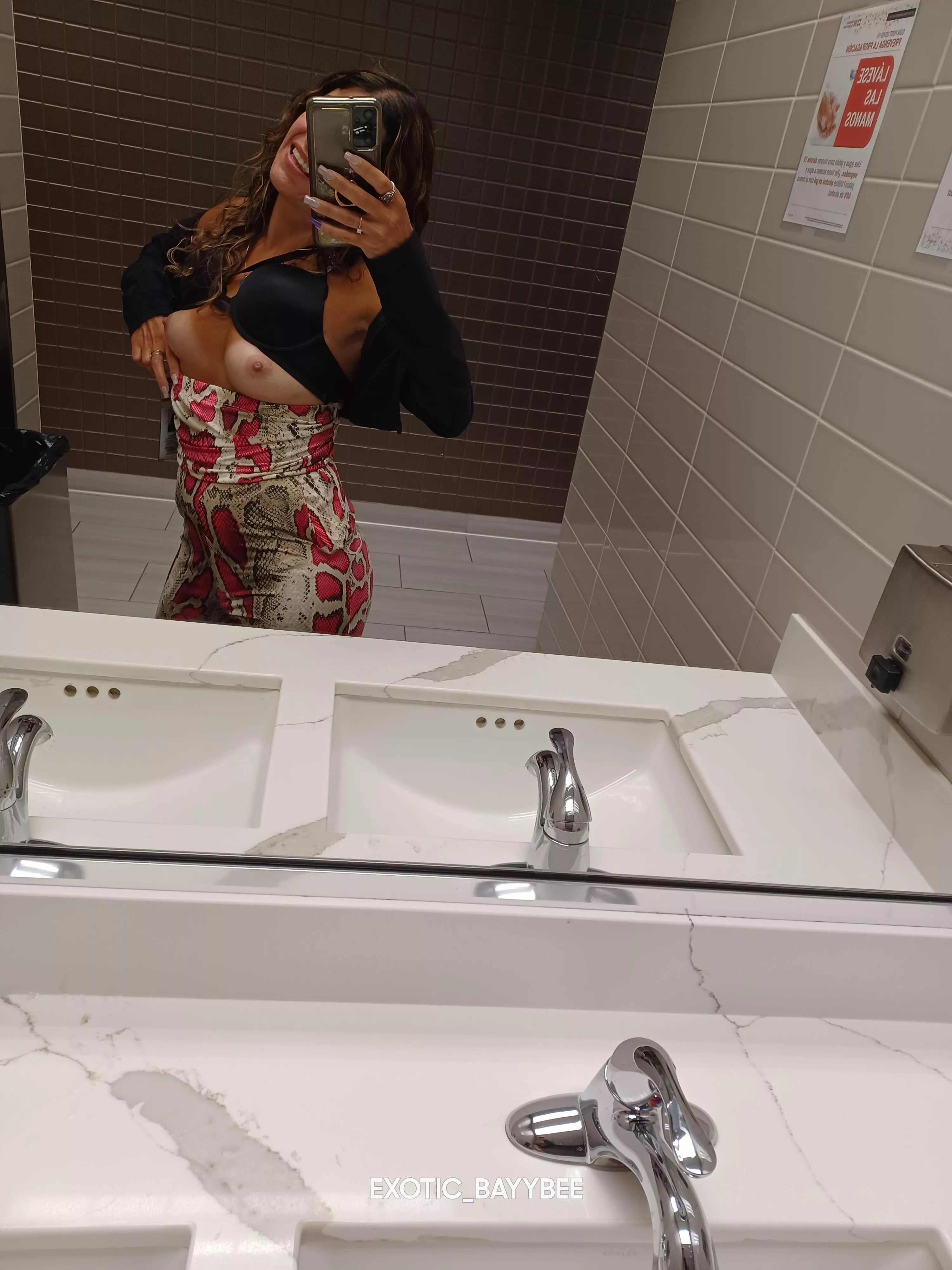 Seeing my titties makes me smile